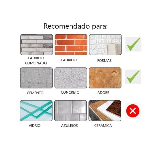 Broca Pasamuros SDS marca PRECISION, Sacabocado para Concreto de 65mm con Extensión de 220mm