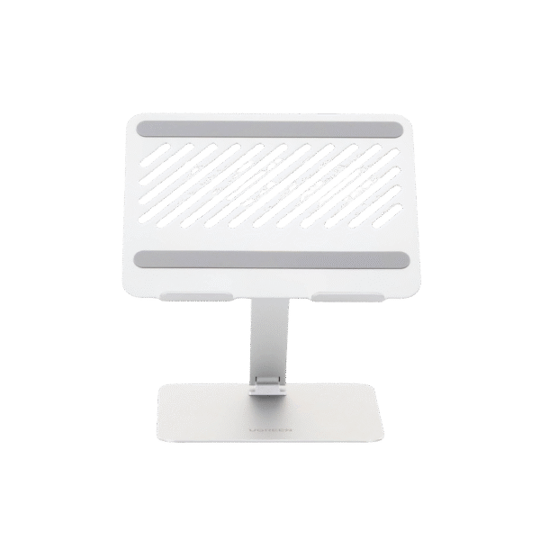 40291-AD-3-l Soporte de Aluminio para Laptop | Ajustable 180° | Soporta Laptops de 10 a 17.3''| Capacidad de Carga 5Kg | Excelente Estabilidad | Diseño Para Alta Disipación de Calor | Altura y Angulo Ajustable | Plegable y Portátil.