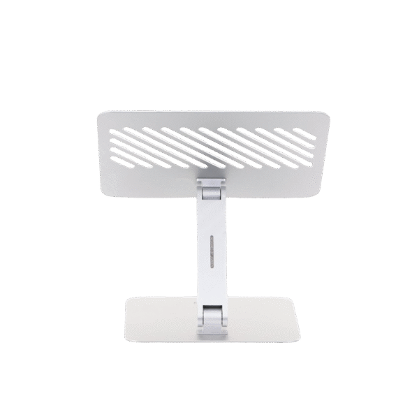 40291-AD-4-l Soporte de Aluminio para Laptop | Ajustable 180° | Soporta Laptops de 10 a 17.3''| Capacidad de Carga 5Kg | Excelente Estabilidad | Diseño Para Alta Disipación de Calor | Altura y Angulo Ajustable | Plegable y Portátil.