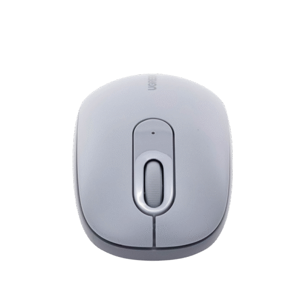 90669-AD-2-l Mouse Inalámbrico 2.4G 800/1200/1600/2400 DPI | Función de 3 botones | Alcance 10m | Silencioso | Ergonómico | Anti-caída y Anti-interferencias | Batería Alcalina AA incluida | Color Grey.