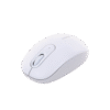90671-AD-4-l Mouse Inalámbrico 2.4G 800/1200/1600/2400 DPI | Función de 3 botones | Alcance 10m | Silencioso | Ergonómico | Anti-caída y Anti-interferencias | Batería Alcalina AA incluida | Color Dusty Blue