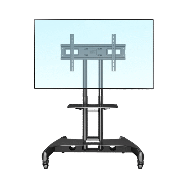 AVA1500601PNB-AD-1-l Soporte de Pantalla con Ruedas / Compatible con Monitores de32 "a 75" / Base para Colocar Accesorios Adicionales / Vesa 200*200 -600*400