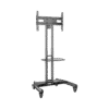 AVA1500601PNB-AD-3-l Soporte de Pantalla con Ruedas / Compatible con Monitores de32 "a 75" / Base para Colocar Accesorios Adicionales / Vesa 200*200 -600*400