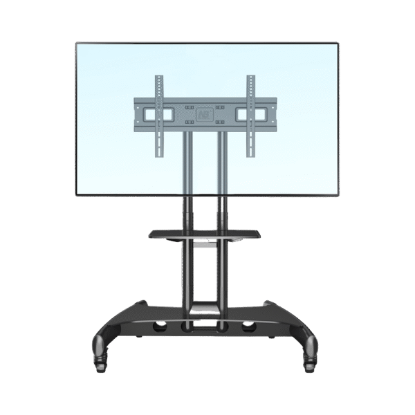 AVA1500601PNB-l Soporte de Pantalla con Ruedas / Compatible con Monitores de32 "a 75" / Base para Colocar Accesorios Adicionales / Vesa 200*200 -600*400