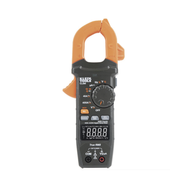 Amperímetro Digital de Gancho, Rango Automático de 400 A CA/CD.