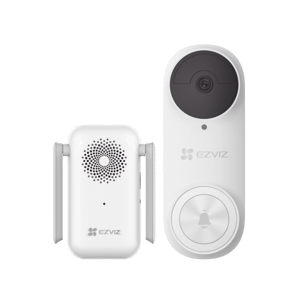 CSDB2KIT-l Timbre con Cámara Wi-Fi (Doorbell) de Batería Recargable / Libre de Cables / Uso Exterior Con Protección (IP65) / Cámara 3 Megapíxel / Llamada a la App / Incluye Timbre Para Interior Con Timbres Seleccionables / Ranura