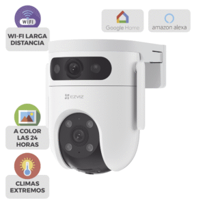 CSH9C10MP-LIST-l Cámara PT Doble Lente / 10 Megapixel (5MP+5MP) / IA Detección Humana y Vehiculo / Vision Nocturna a Color / Sirena y Luz Estroboscópica / Vista Simultánea de Cámara PT y Cámara Fija / Protección IP65 / Audi