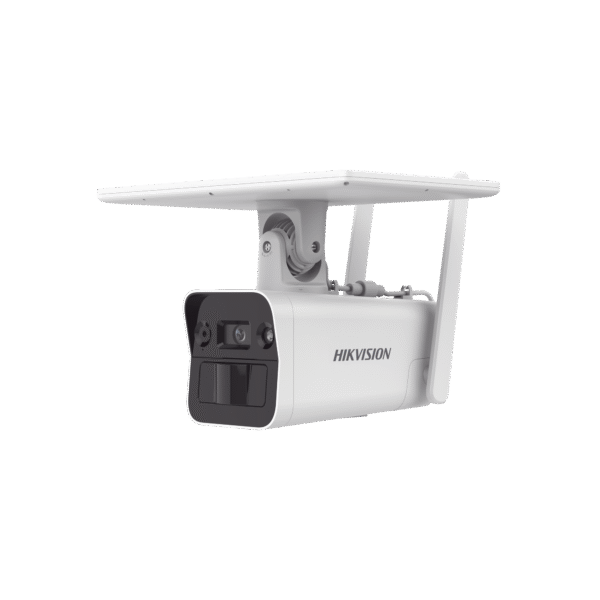 DS2XS2T41G1ID_4G_C05S07-h Kit Solar IP All in One Hikvision / Doble Detección (Radar + PIR) / Bala IP 4 Megapixel / Lente 4 mm / Panel Solar / Batería de Respaldo de Litio 10Ah (Hasta 11 Días) / Conexión 4G / Audio de Dos Vías / Accesorios de Inst.