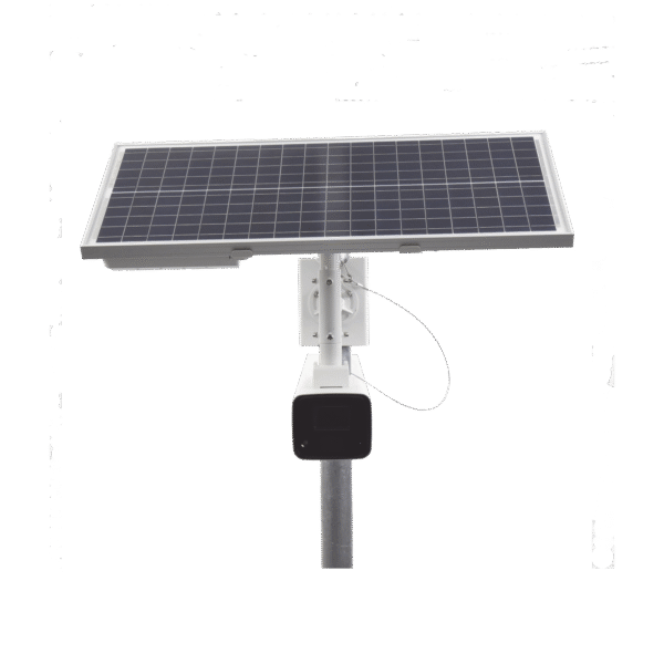 DS2XS2T47G1LDH_4G_C18S40-AD-1-h Kit Solar IP All in One / Cámara Bala ColorVu 4 Megapixel / Lente 4 mm / Panel Solar / Batería de Respaldo de Litio 23.2Ah (Hasta 24 Días) / Conexión 4G / Accesorios de Instalación