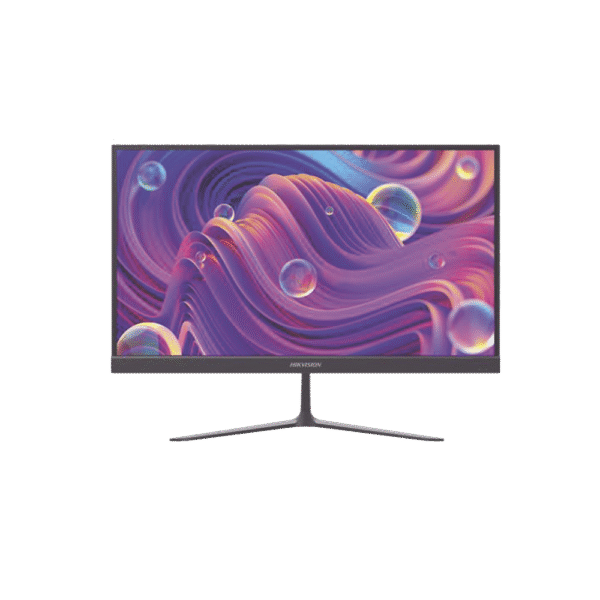 Monitor LED Full HD (1080p) de 21.5" / Ideal para CCTV, Oficina y Hogar / Entrada HDMI-VGA / Montaje VESA ( 75 X 75) / Uso 16/7 / Backlight E-LED / Ultra Delgado