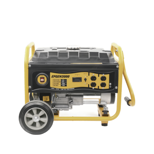 EPGEN3000-l Generador a Gasolina / Planta de Emergencia 3kW (7HP), 110Vca, Encendido de Jalón, Jaula con Ruedas para Fácil Traslado