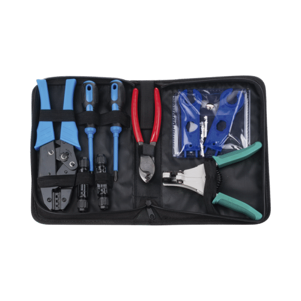 EPMC42-l Juego de Herramientas y Accesorios, para Instalación de Sistema Solar. Incluye: Pinzas (3), Desarmadores (2), Llaves (2) y Accesorios (7).