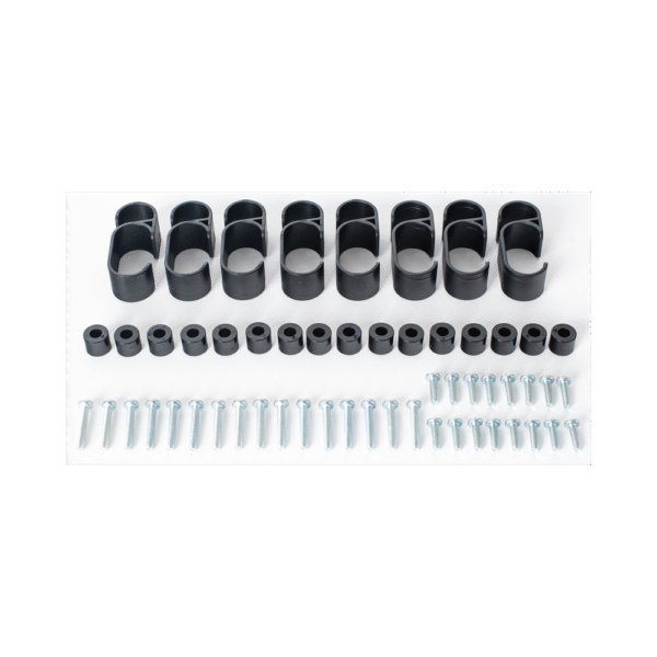 EPS710ED4-AD-1-l Montaje de Escritorio articulado para 4 monitores de 13 a 27" / Soporta hasta 15 kg / Vesa 75 x 75 / 100 x 100 / Acero