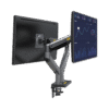 G35NB-AD-2-l Montaje de Escritorio articulado para 2 monitores de 22"-32" / Soporta hasta 15 kg x brazo / Vesa 75 x 75 / 100 x 100 / Acero / Giro: 360°