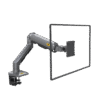 G60NB-AD-1-l Montaje de Escritorio Articulado para Monitores de 27-45" / Soporta hasta 15 kg / Vesa 75 x 75 / 100 x 100 / Acero / Giro: 360°