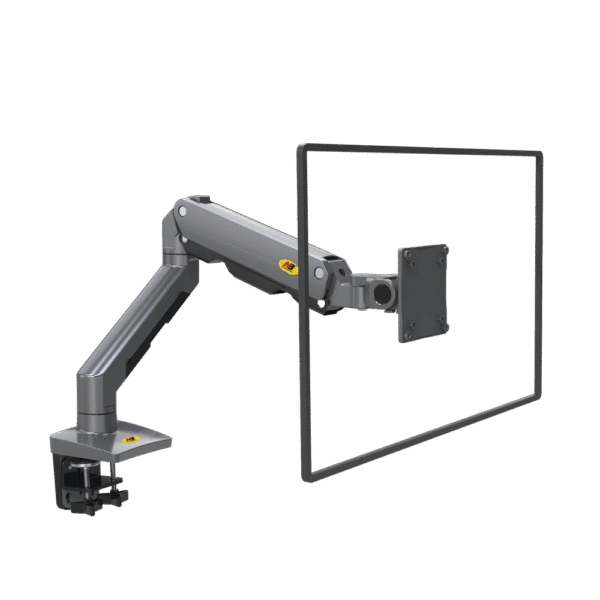 G60NB-AD-1-l Montaje de Escritorio Articulado para Monitores de 27-45" / Soporta hasta 15 kg / Vesa 75 x 75 / 100 x 100 / Acero / Giro: 360°