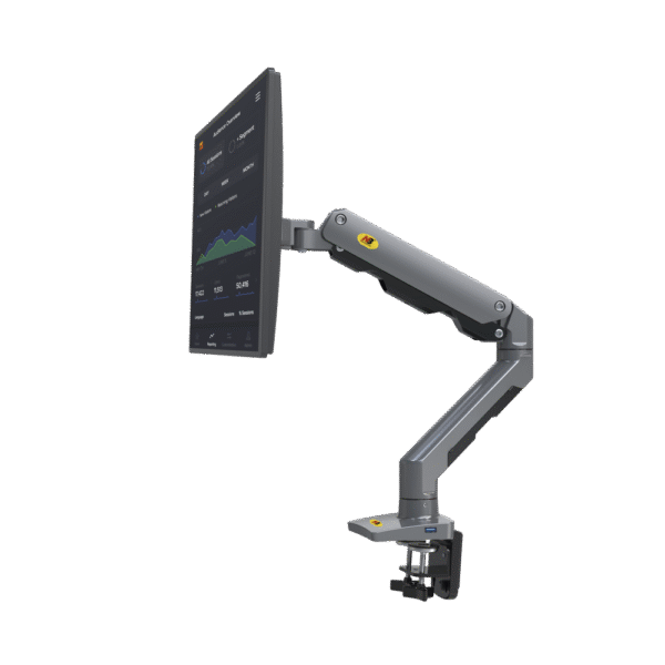 G60NB-AD-2-l Montaje de Escritorio Articulado para Monitores de 27-45" / Soporta hasta 15 kg / Vesa 75 x 75 / 100 x 100 / Acero / Giro: 360°