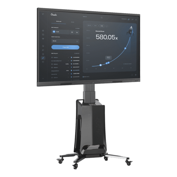 G85NB-l MONTAJE DE PISO MOVIL PARA PANTALLAS 55-80IN AJUSTABLE MOTORIZADO