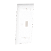LPFP21-AD-2-l Placa de pared de 1 puerto, Keystone, con espacio para etiqueta, Color Blanco