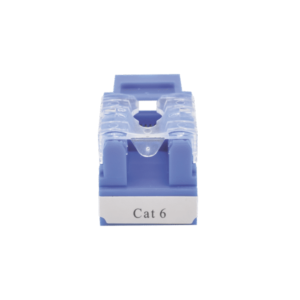 Módulo Jack 110 Cat6, Keystone para faceplate - Color Azul
