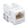 LPKJ601WH-AD-2-l Módulo Jack Keystone Cat6 con terminación 110 (Punchdown) para faceplate - Color Blanco