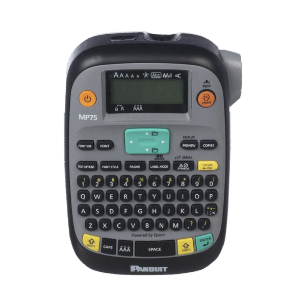 MP75-l Impresora Etiquetadora, Compatible con Etiquetas de Hasta 0.75 in de Ancho, Resolución de 180 dpi y Velocidad de Impresión Rápida