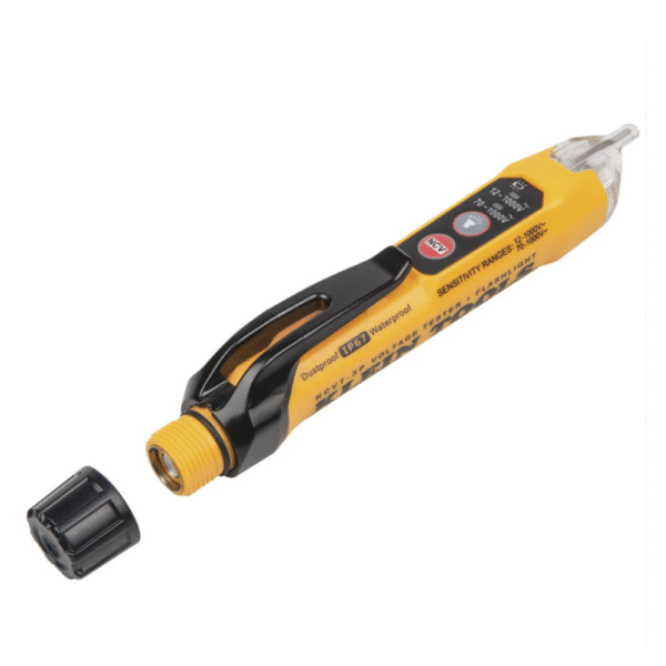 NCVT3P-FRENTE-l Detector de Voltaje sin contacto de doble rango, de 12 - 1000 V CA con linterna.