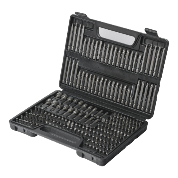 PSTC01003-l Juego de 208 Puntas para Taladro Entrada Hexagonal 1/4". Incluye Estuche.