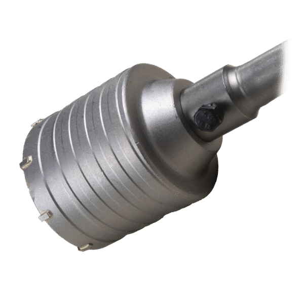 Broca Pasamuros SDS marca PRECISION, Sacabocado para Concreto de 65mm con Extensión de 220mm