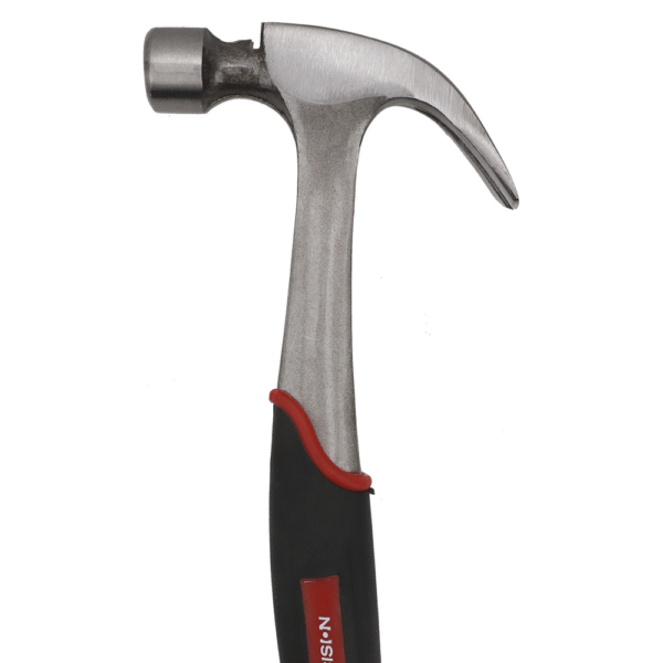 Martillo Uso Rudo de Acero Forjado de 16 oz. con Uña Curva. Con Sujetador Magnético de Clavos.