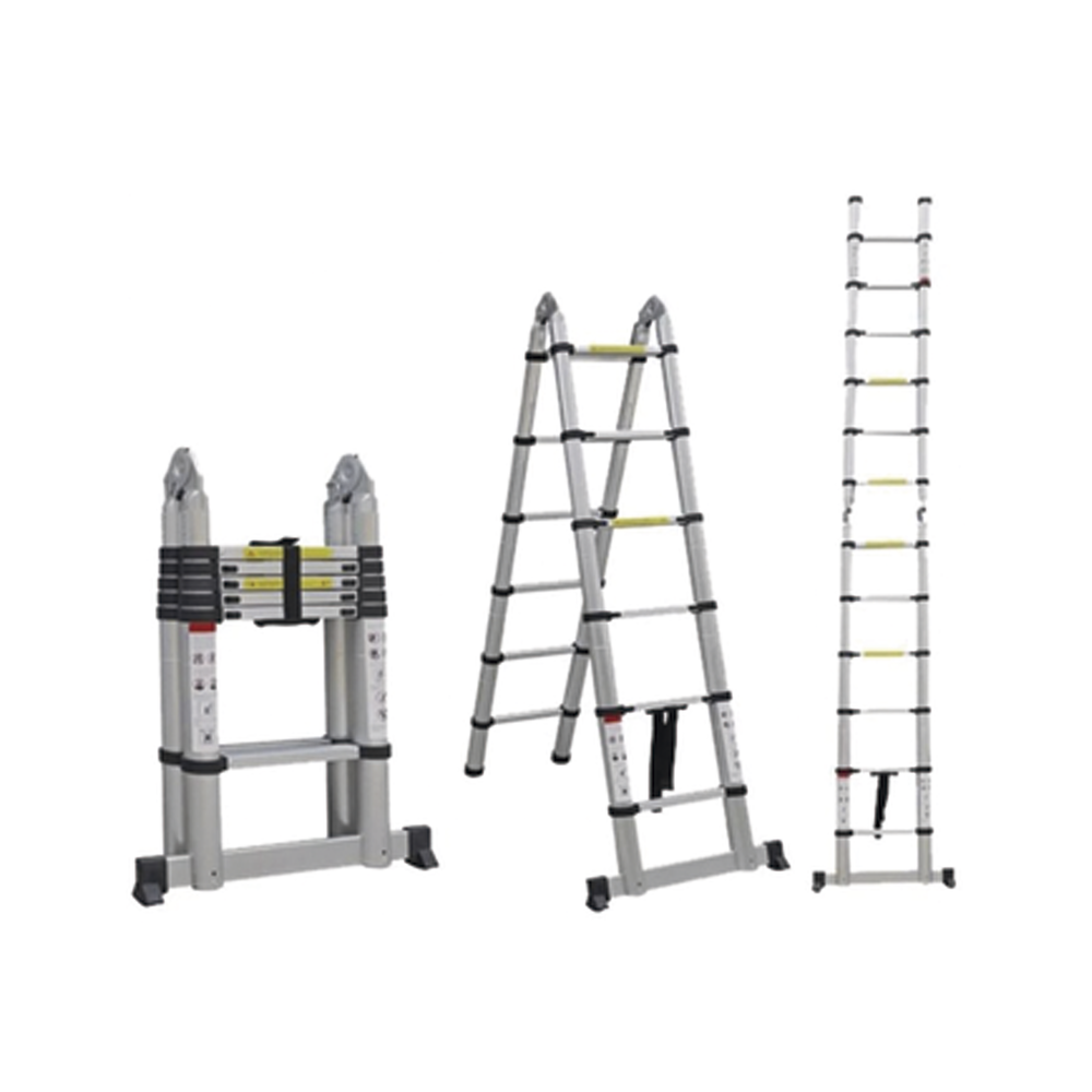Escalera Multi-Posiciones de 5.18 m (17') para Superficies Inclinadas (SKU 15417-001).