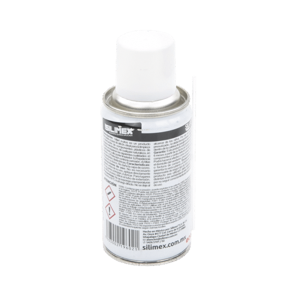Limpiador lubricante en aerosol dieléctrico, protege mecanismos, circuitos, sensores, ventiladores, 170 ml.