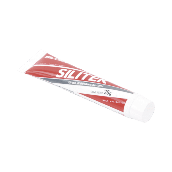 SILITEK-l (1) Pasta térmica aislante, previene corrosión por humedad en instalaciones al exterior, soporta de -20 hasta 220ºC, tubo 28 grs