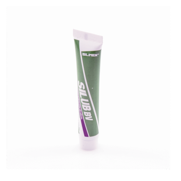 SILUBBV-AD-1-l Lubricante de silicón dieléctrico de baja viscosidad, soporte de -10 hasta 80ºC, no daña plásticos, tubo 28grs