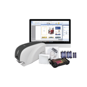 SMART31DK-l Kit Impresora tarjetas PVC /Doble Cara /incluye: 2 x Ribbon, 100 Tarjetas PVC, Software, Kit Limpieza