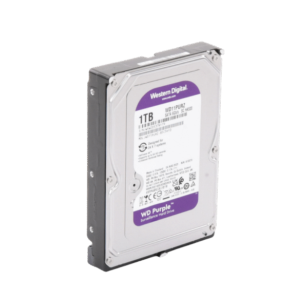 WD11PURZ-AD-3-l Disco Duro Purple 1TB / 5400 RPM / Optimizado para Soluciones de Videovigilancia / Uso 24-7 / 3 Años de Garantia