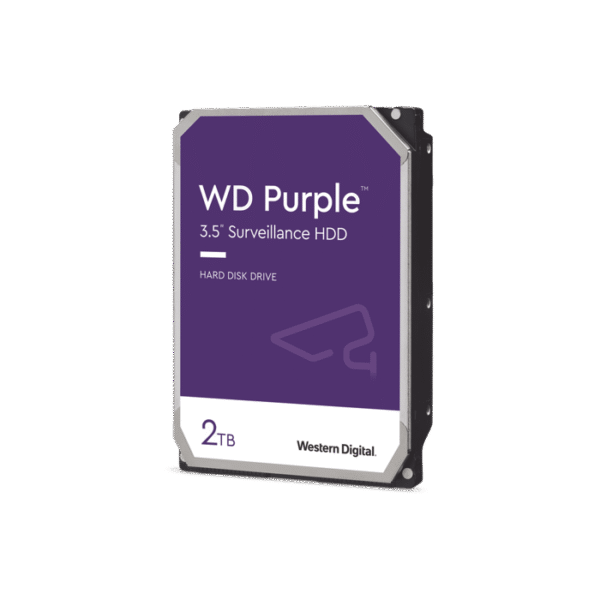 Disco Duro PURPLE de 2TB / 3 AÑOS DE GARANTÍA / Para Videovigilancia