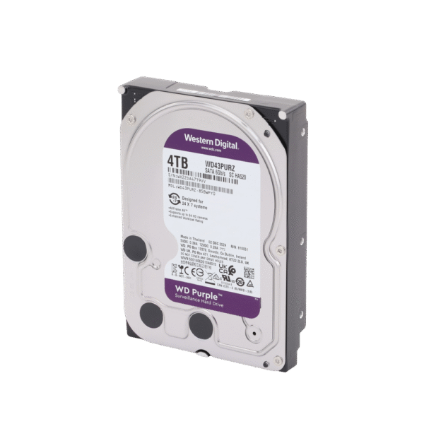 WD43PURZ-LAT-IZQ-l Disco Duro PURPLE de 6TB / 3 AÑOS DE GARANTÍA / Para Videovigilancia