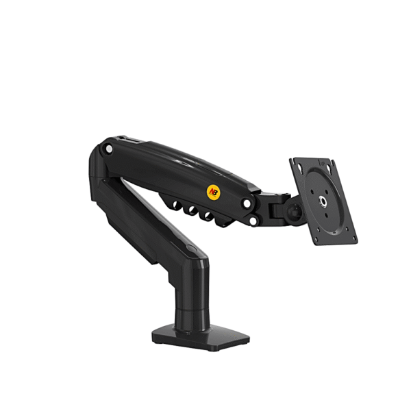 Brazo Ajustable para Monitor Ergonómico / Compatible con Monitores de 17" - 30" / Capacidad de Peso hasta 9 kg / Rotación 360° / Inclinación +85° a -30° / Giro 180° / Ajuste de Resorte de Gas / Color Gris
