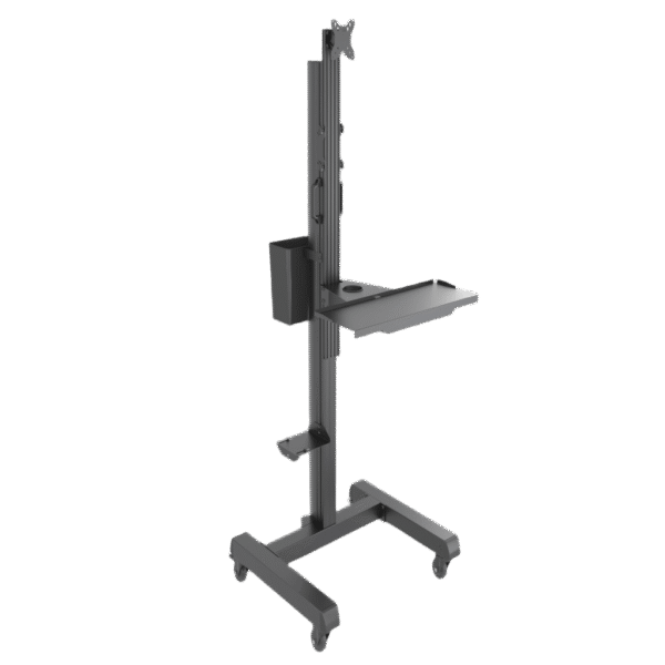 lateral_izquierda_0S1000 Puesto de trabajo móvil sentado y de pie