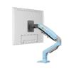 portada_0S1000 (2) Brazo Ajustable para Monitor Ergonómico / Compatible con Monitores de 17" - 30" / Capacidad de Peso hasta 9 kg / Rotación 360° / Inclinación +85° a -30° / Giro 180° / Ajuste de Resorte de Gas / Color Azul