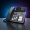 Teléfono IP Wi-Fi, Grado Operador, 8 líneas SIP con 4 cuentas, pantalla a color 2.8", puertos Gigabit, Bluetooth, PoE, codec Opus, IPV4/IPV6 con gestión en la nube GDMS