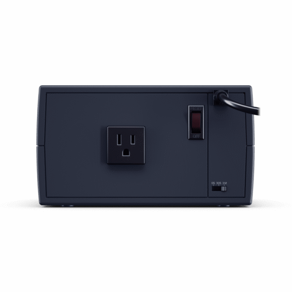 Regulador De Voltaje para Línea Blanca de 2500VA/1500W, Entrada NEMA 5-15P, Con 1 Salida NEMA 5-15R y Supresión de Picos a 245 Joules